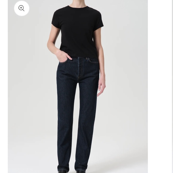 Agolde Pinch Waist Long in Polished 32 $250 - Picture 1 of 8